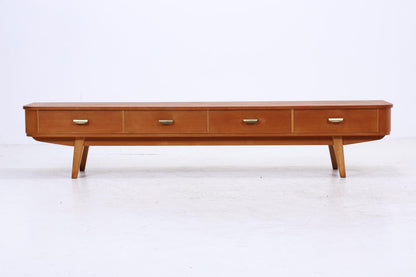Vintage Lowboard 60er Jahre | Mid Century Sideboard mit Schubladen Retro Holz Aufbewahrung