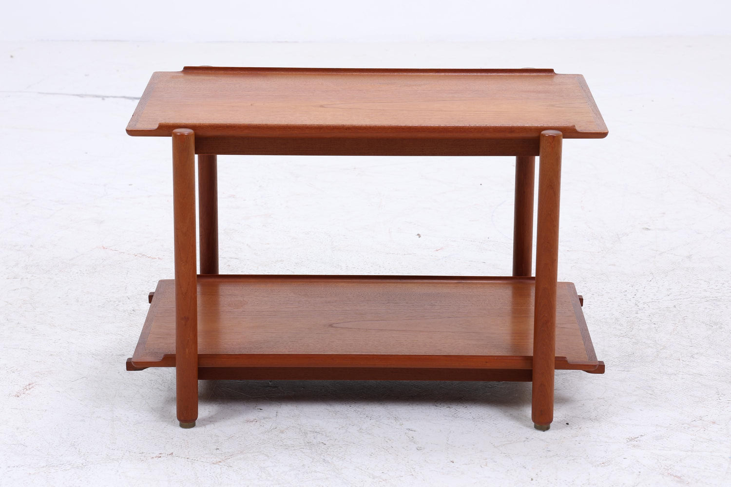 Vintage Teak Servierwagen von Poul Hundevad | Mid Century Danish Barwagen