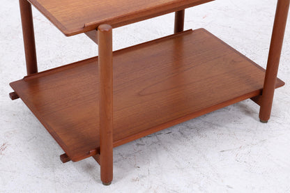 Vintage Teak Servierwagen von Poul Hundevad | Mid Century Danish Barwagen