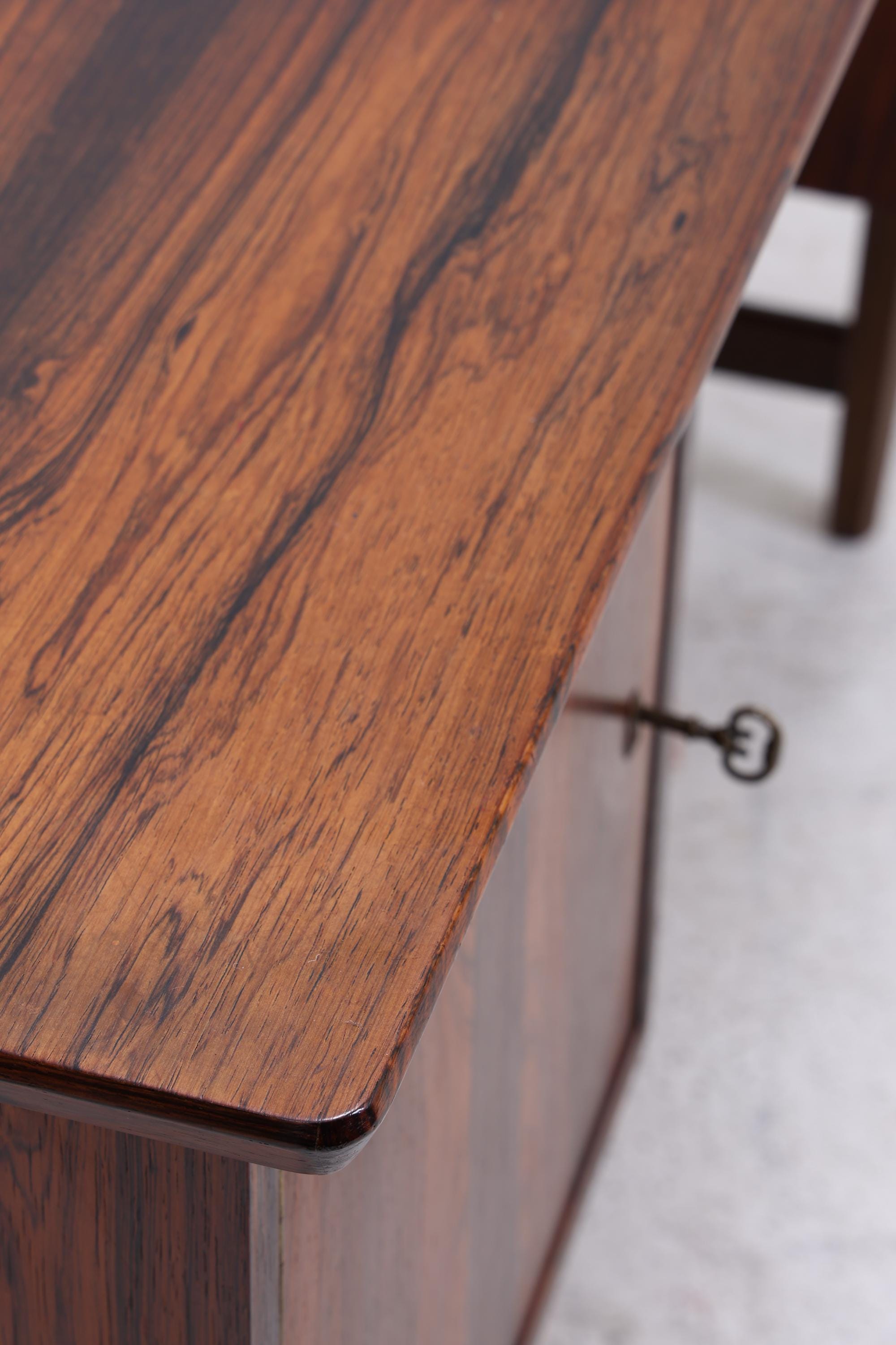 Vintage Palisander Schreibtisch 60er Jahre | Mid Century Danish Modern Desk