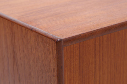 Vintage Teak Kommode mit Schiebetüren | Mid-Century Schrank Danish Modern