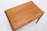 Vintage Teak Nähkasten | Danish Design | Mid-Century Beistelltisch auf Rollen