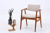 Teak Stuhl von Erik Kirkegaard für Glostrup | Mid Century Designklassiker | Vintage Stuhl | Retro Stuhl
