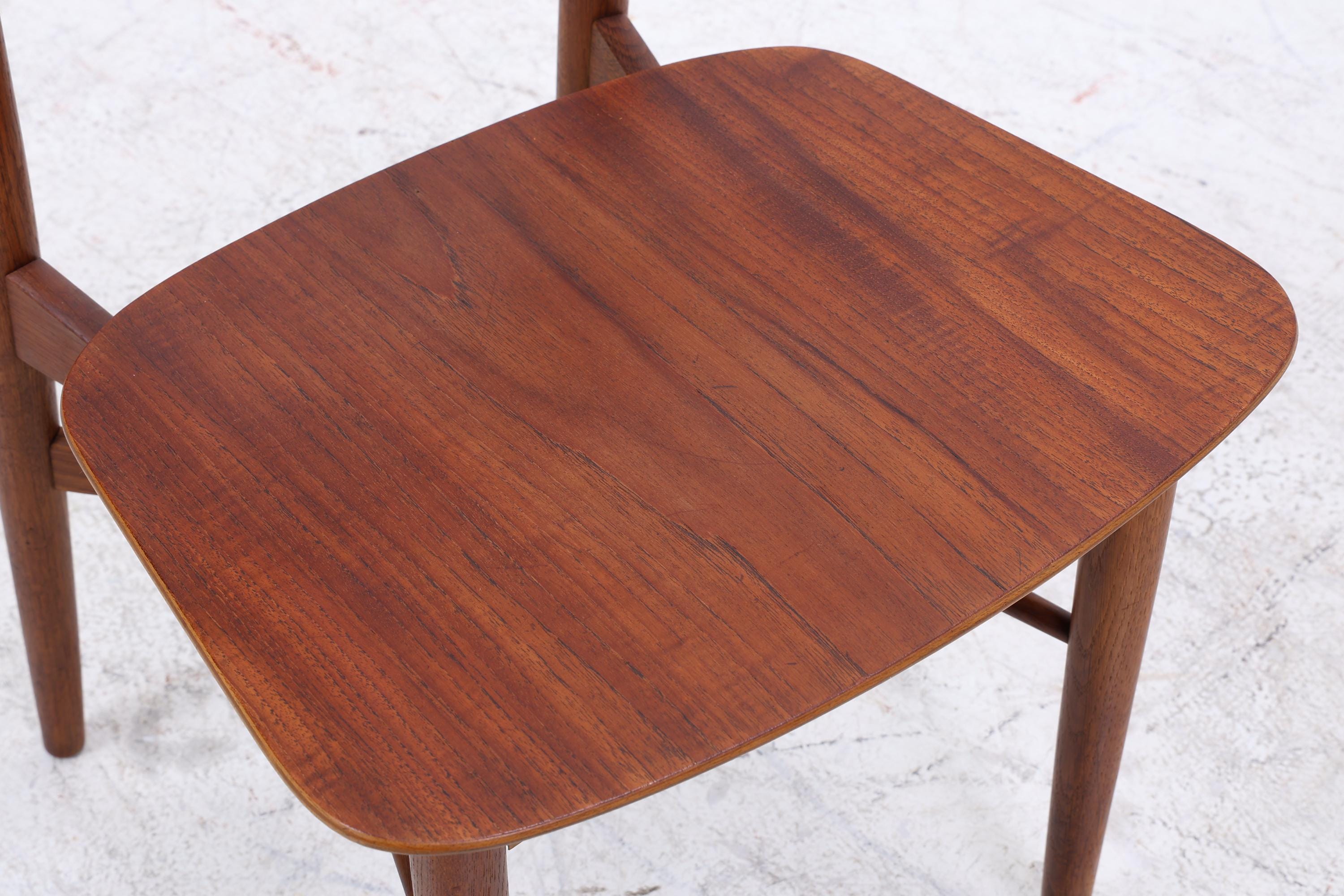 Vintage Teak Stuhl 60er Jahre | Danish Design Mid Century Esszimmerstuhl