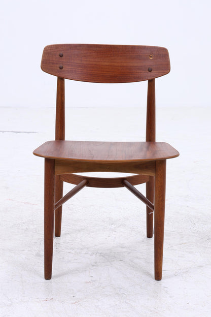 Vintage Teak Stuhl 60er Jahre | Danish Design Mid Century Esszimmerstuhl