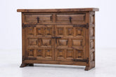 Barock Nussbaum Kommode | Spanischer Landhaus Stil mit Eisenbeschlägen
