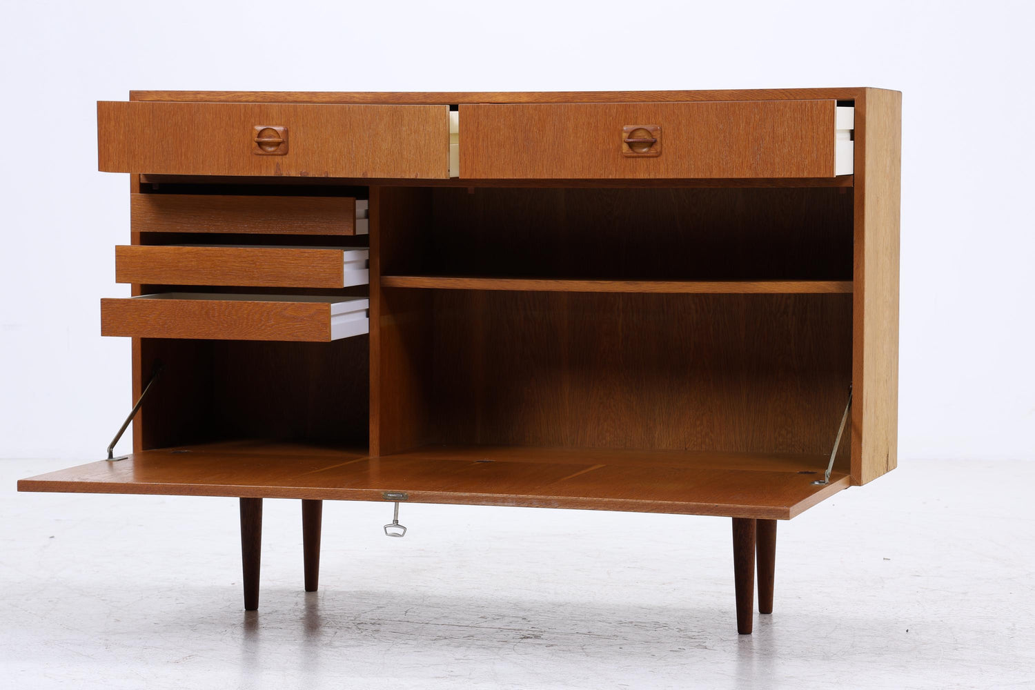 Vintage Teak Kommode | Mid-Century Schubladenkommode