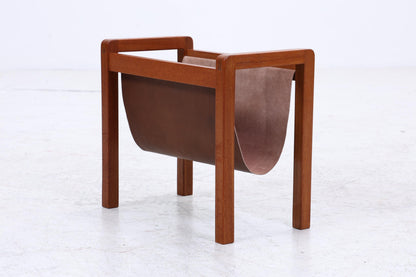 Vintage Teak Zeitungsständer | Mid-Century Magazinhalter Danish Modern