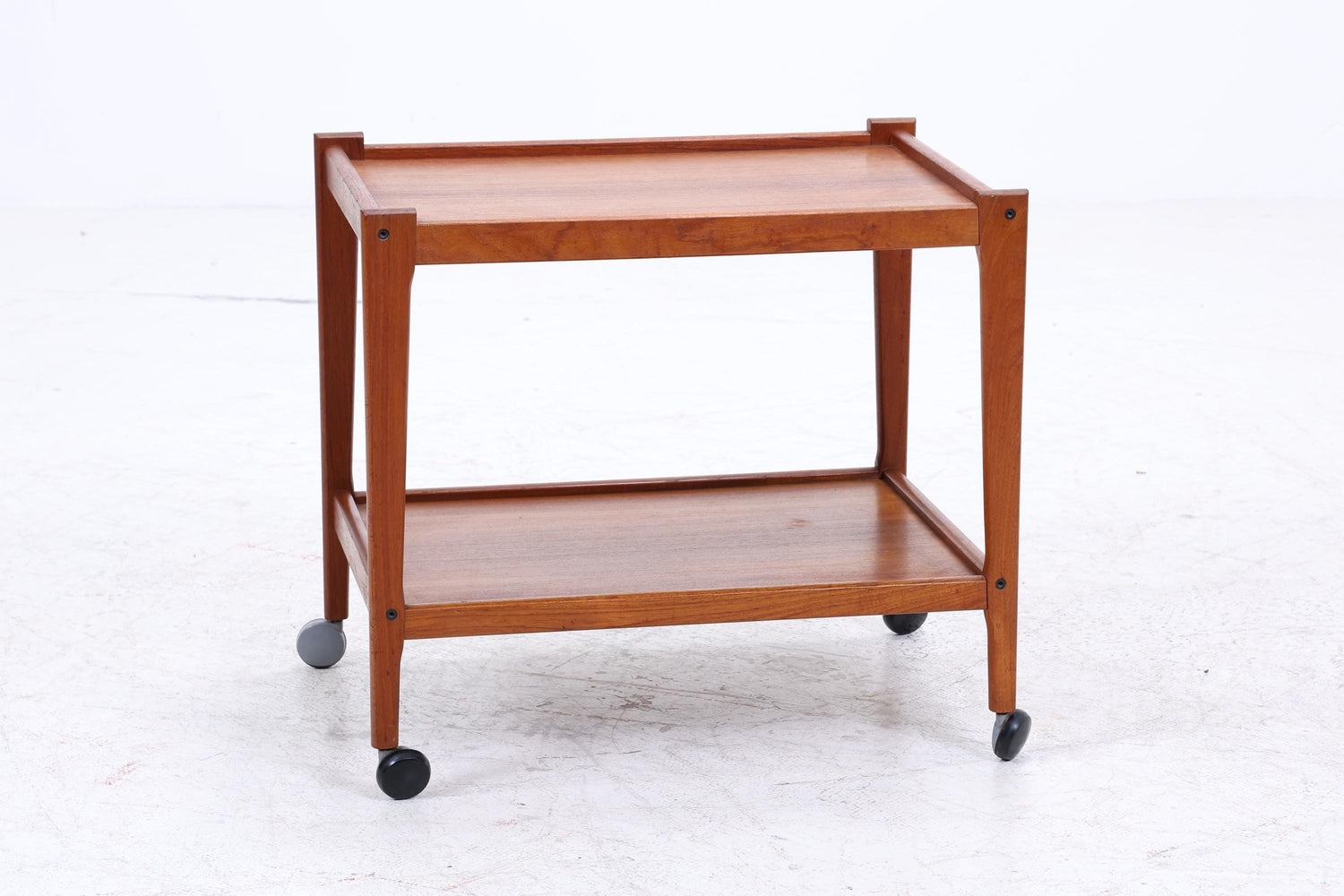 Vintage Teak Servierwagen | Mid-Century Barwagen Danish Modern