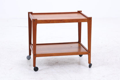 Vintage Teak Servierwagen | Mid-Century Barwagen Danish Modern