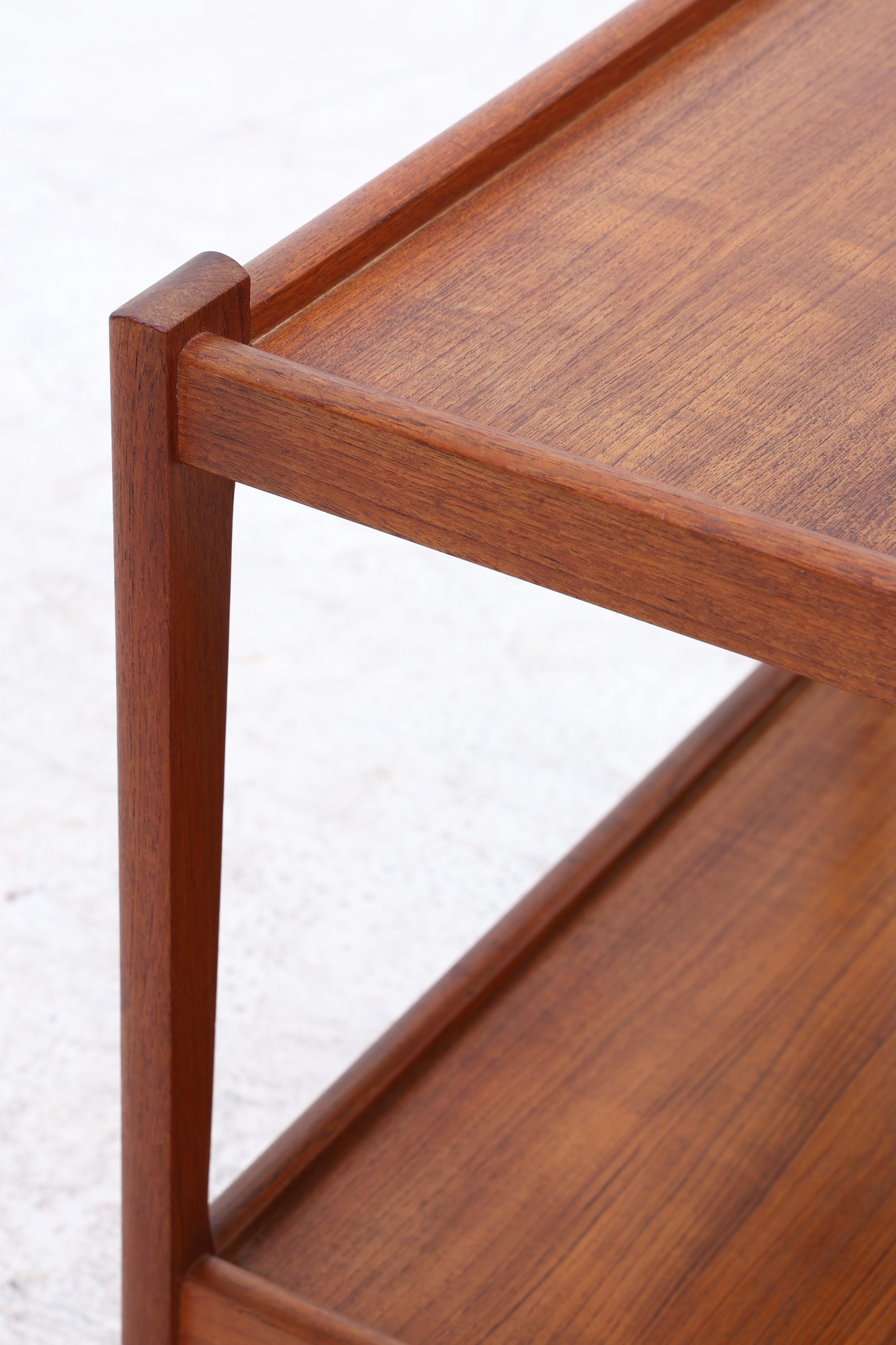Vintage Teak Servierwagen | Mid-Century Barwagen Danish Modern