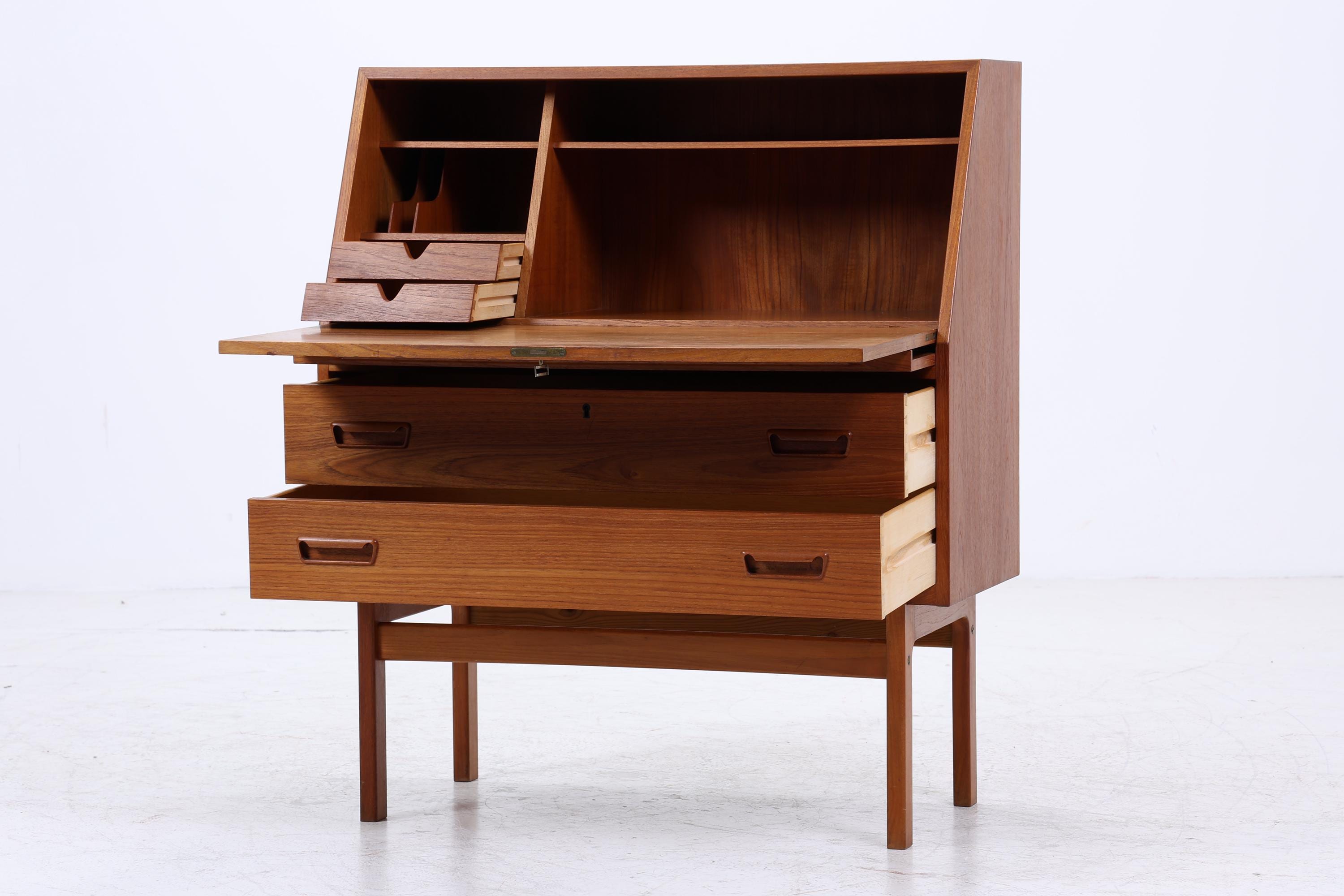 Vintage Teak Sekretär von Arne Wahl Iversen | Mid-Century Danish Design Schreibmöbel
