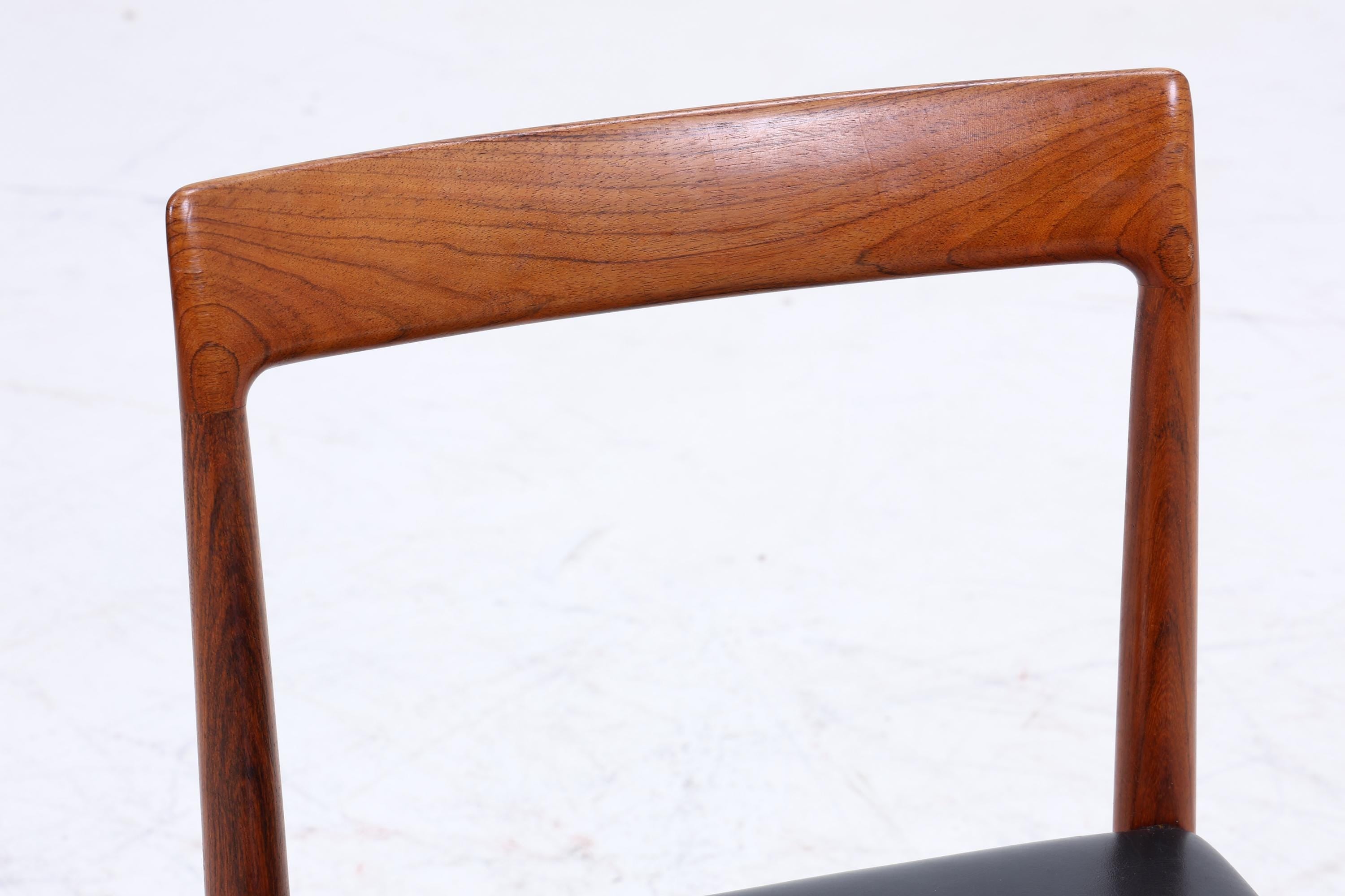 4er Set Teak Stühle von Lübke | Mid Century Design Stuhl | Vintage Designer