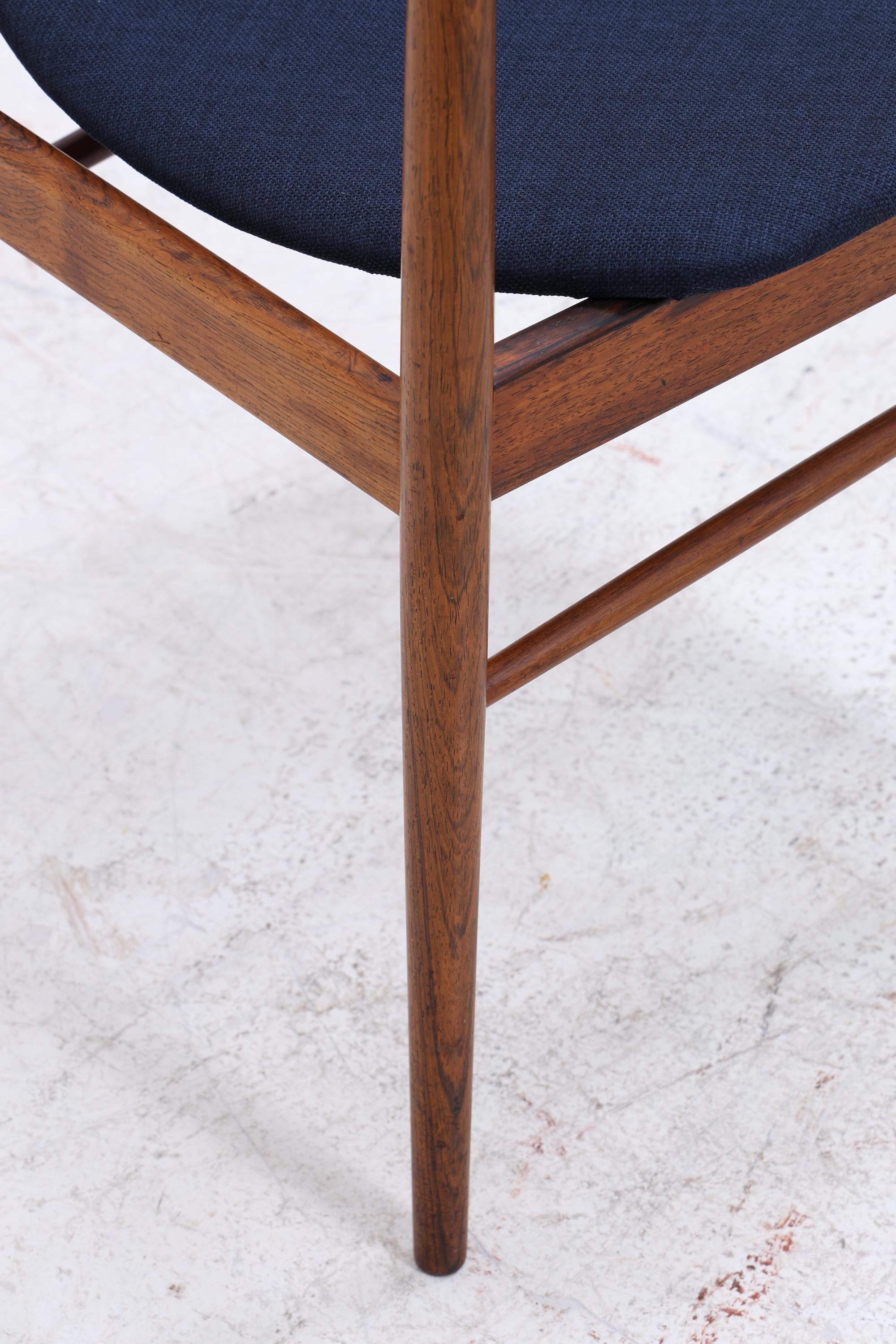 4er Set Palisander Stühle von Sven Chrobat für Sax | Mid Century Design Stuhl | Vintage Designer