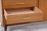 Vintage Nussbaum Sideboard 60er Jahre | Mid Century Schrank 70er