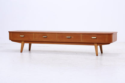 Vintage Lowboard 60er Jahre | Mid Century Sideboard mit Schubladen Retro Holz Aufbewahrung