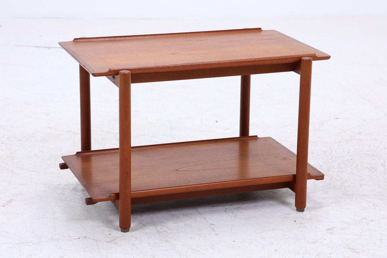 Vintage Teak Servierwagen von Poul Hundevad | Mid Century Danish Barwagen