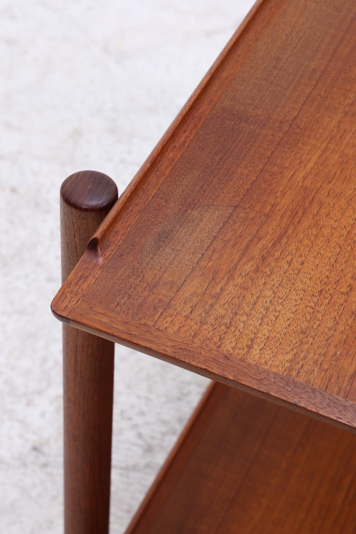 Vintage Teak Servierwagen von Poul Hundevad | Mid Century Danish Barwagen