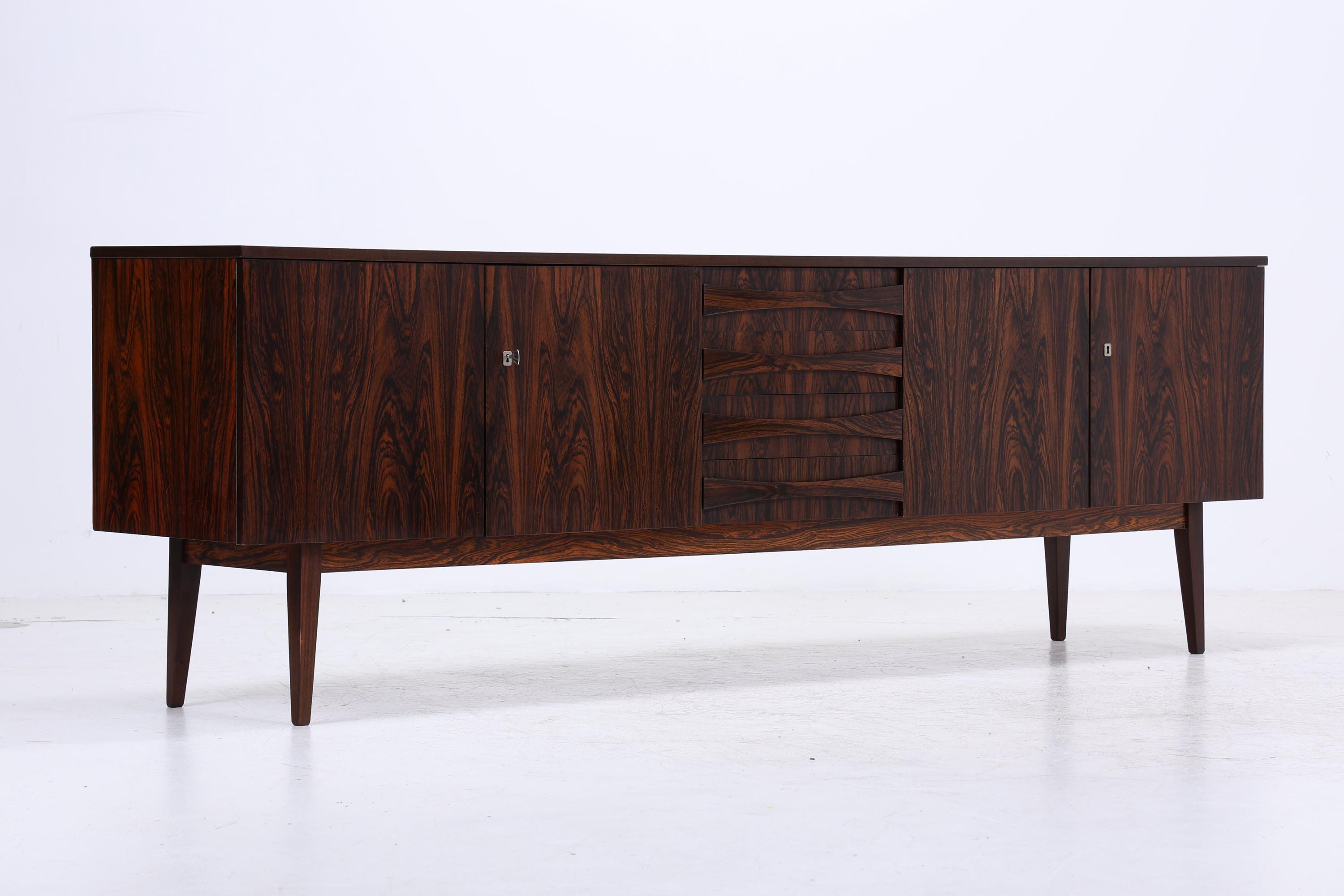 Vintage Palisander Sideboard | Mid Century Schrank 60er 70er Jahre