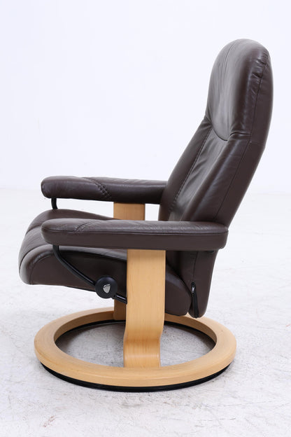 Stressless Relaxsessel Consul mit Hocker | Leder Sessel Relaxfunktion
