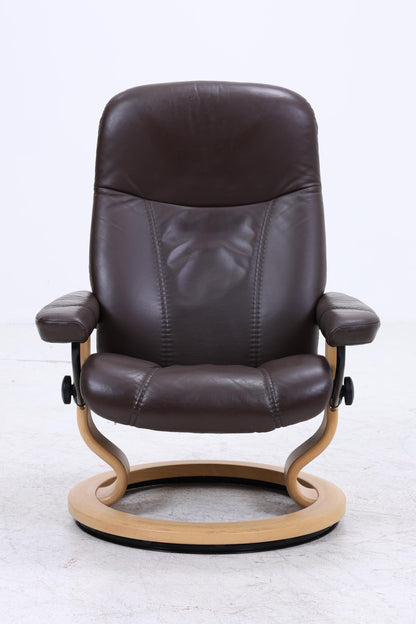 Stressless Relaxsessel Consul mit Hocker | Leder Sessel Relaxfunktion