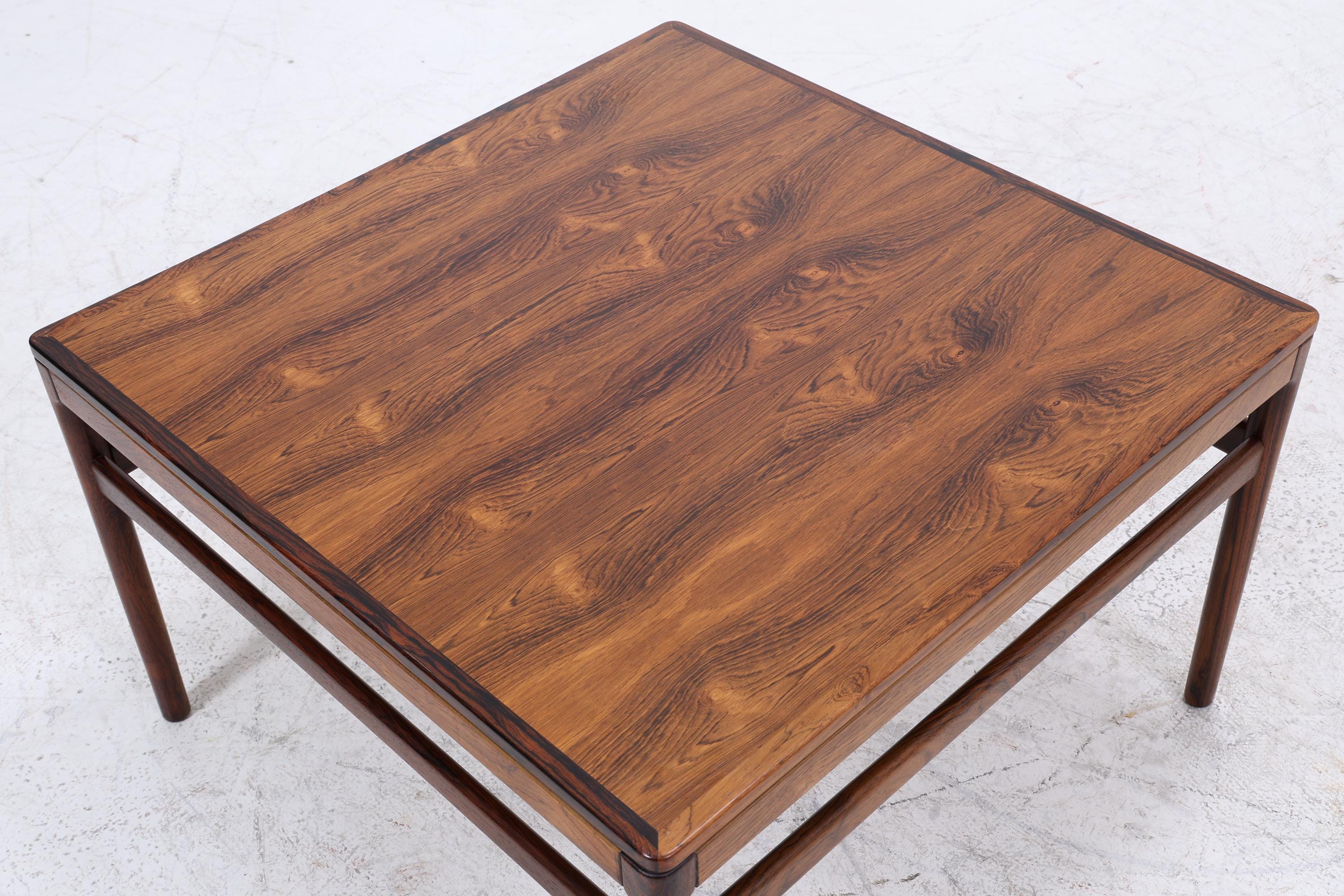 Vintage Palisander Couchtisch | Mid Century Beistelltisch | Danish Design 60er Jahre