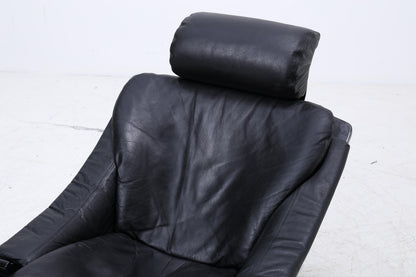 Åke Fribytter Kroken Ledersessel für Nelo | Mid Century Scandinavian Design 1970er