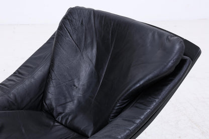 Åke Fribytter Kroken Ledersessel für Nelo | Mid Century Scandinavian Design 1970er