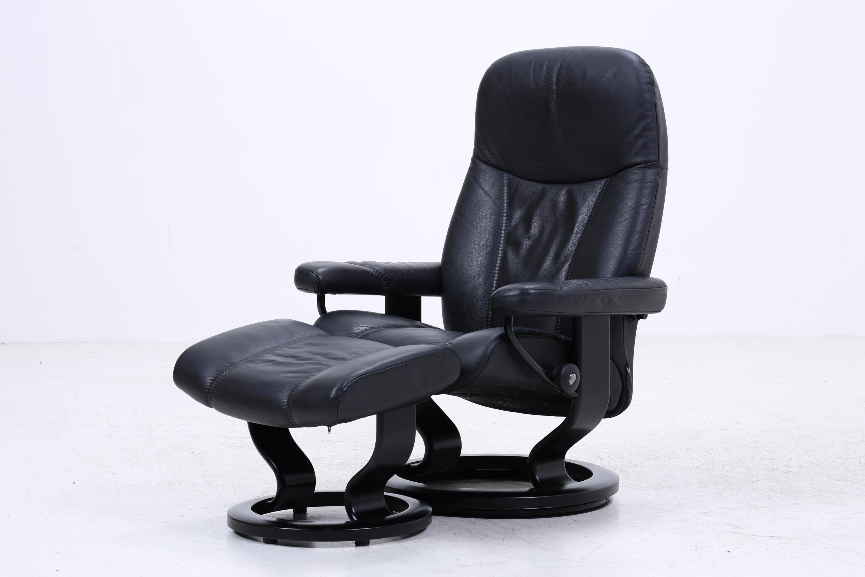 Stressless Relaxsessel Consul mit Hocker | Leder Sessel Relaxfunktion