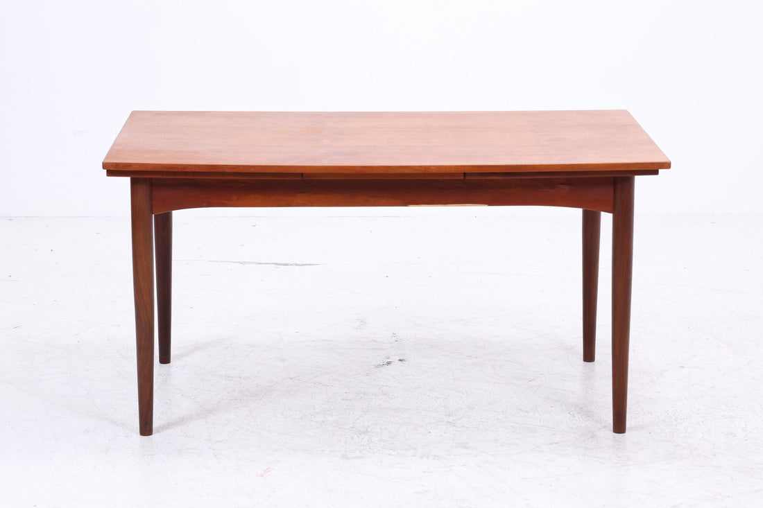 Vintage Teak Esstisch | Mid Century ausziehbarer Küchentisch 60er Jahre Holz