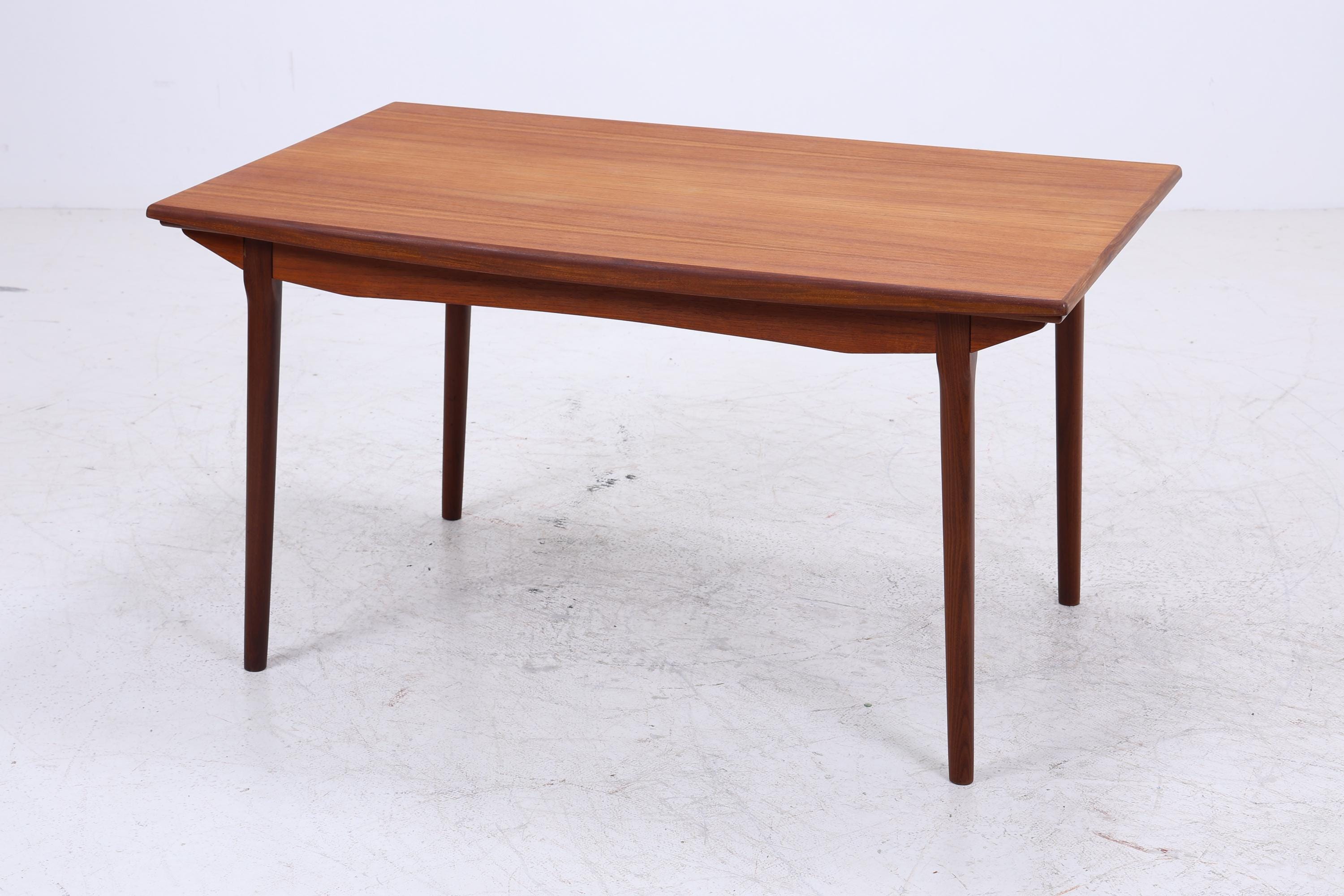 Vintage Teak Esstisch | Danish Design ausziehbar Mid Century Küchentisch 60er Jahre