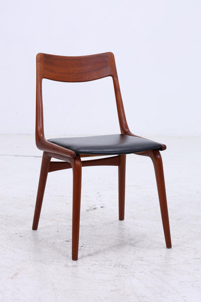 4er Set Modell 370 Boomerang Stühle aus Teak von Alfred Christensen für Slagelse | Mid Century Danish Design Stuhl