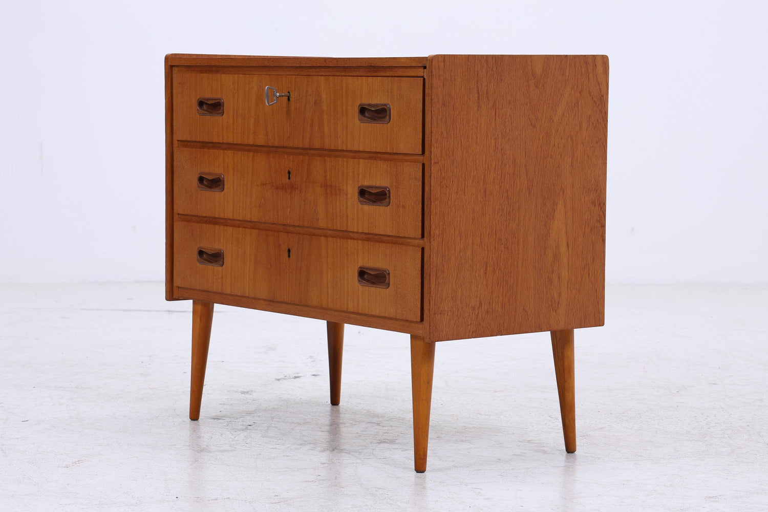 Vintage Teak Kommode | Mid-Century Schubladenkommode