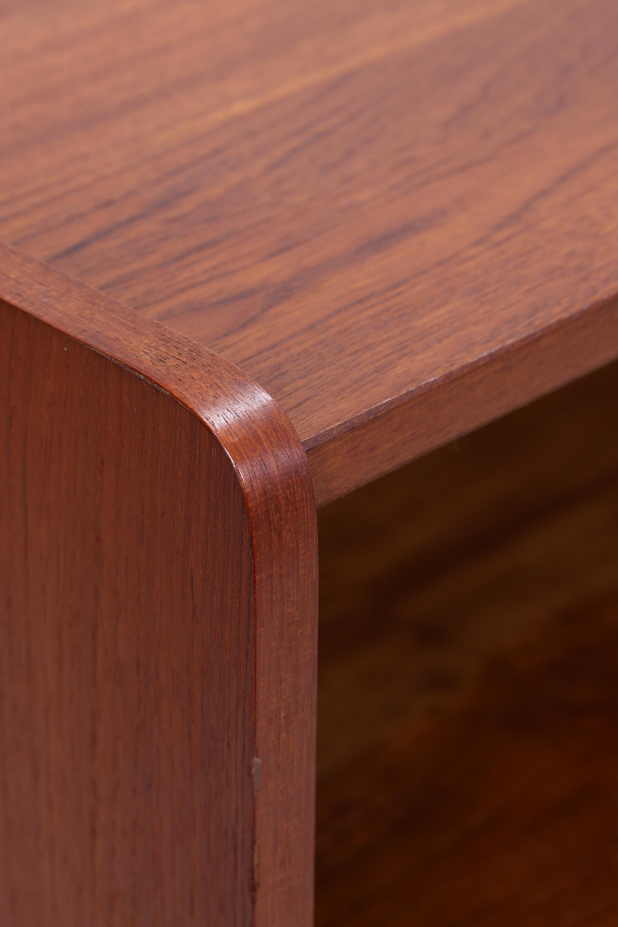 Vintage Teak Bücherregal | Mid Century Regal | 60er Retro Holz Aufbewahrung