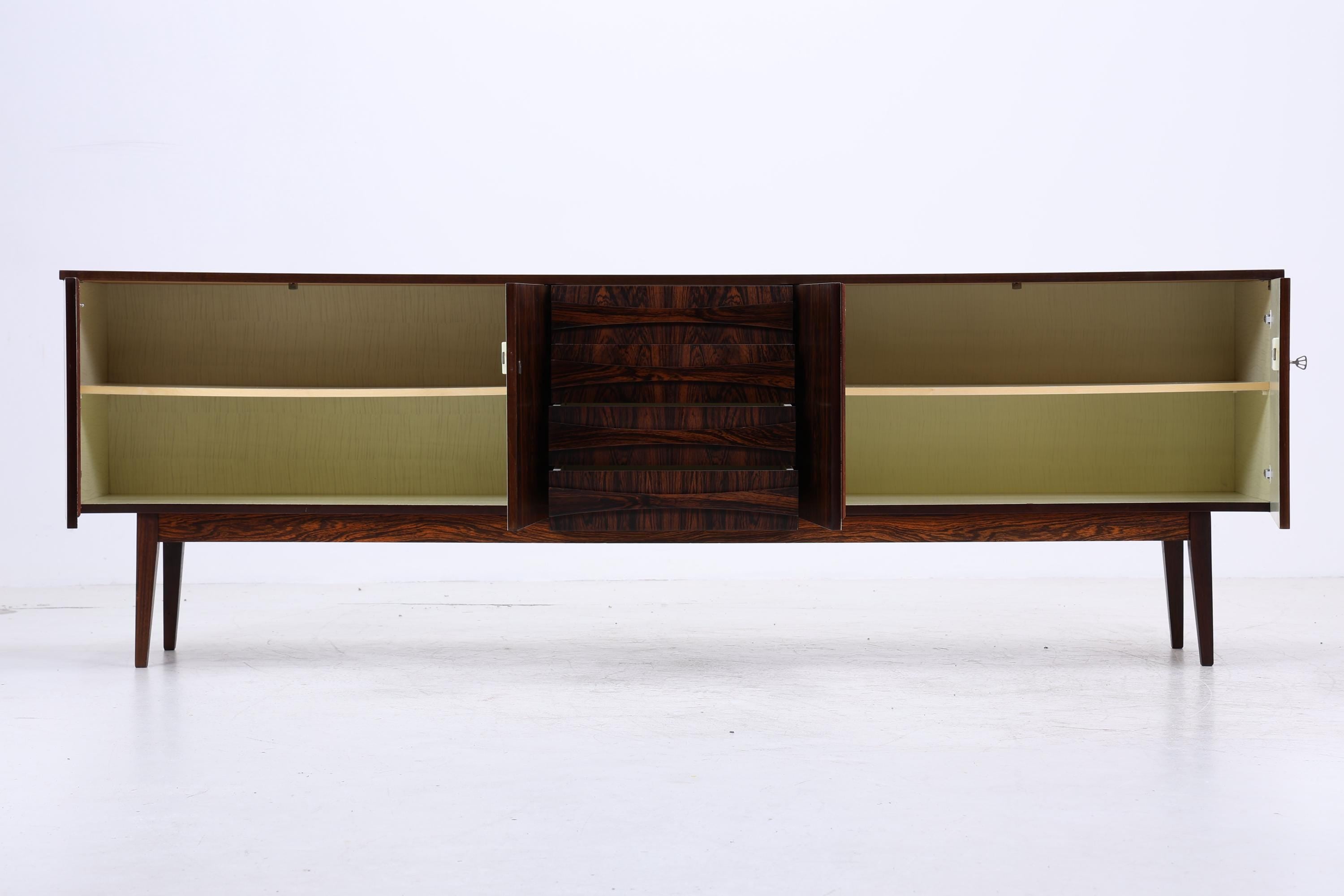 Vintage Palisander Sideboard | Mid Century Schrank 60er 70er Jahre