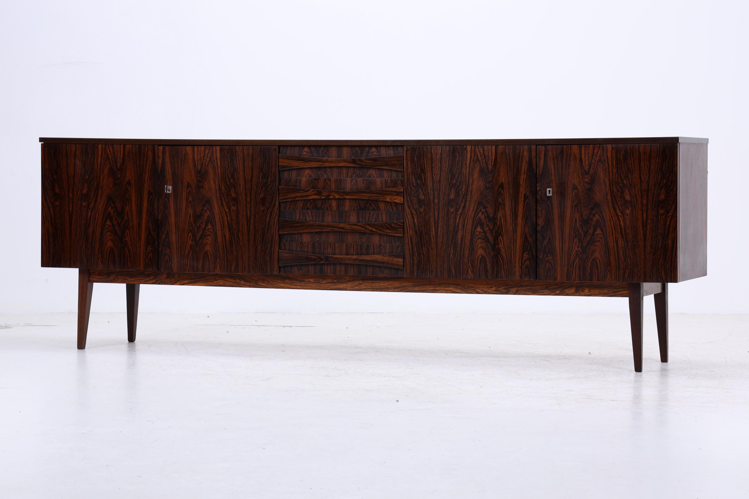 Vintage Palisander Sideboard | Mid Century Schrank 60er 70er Jahre