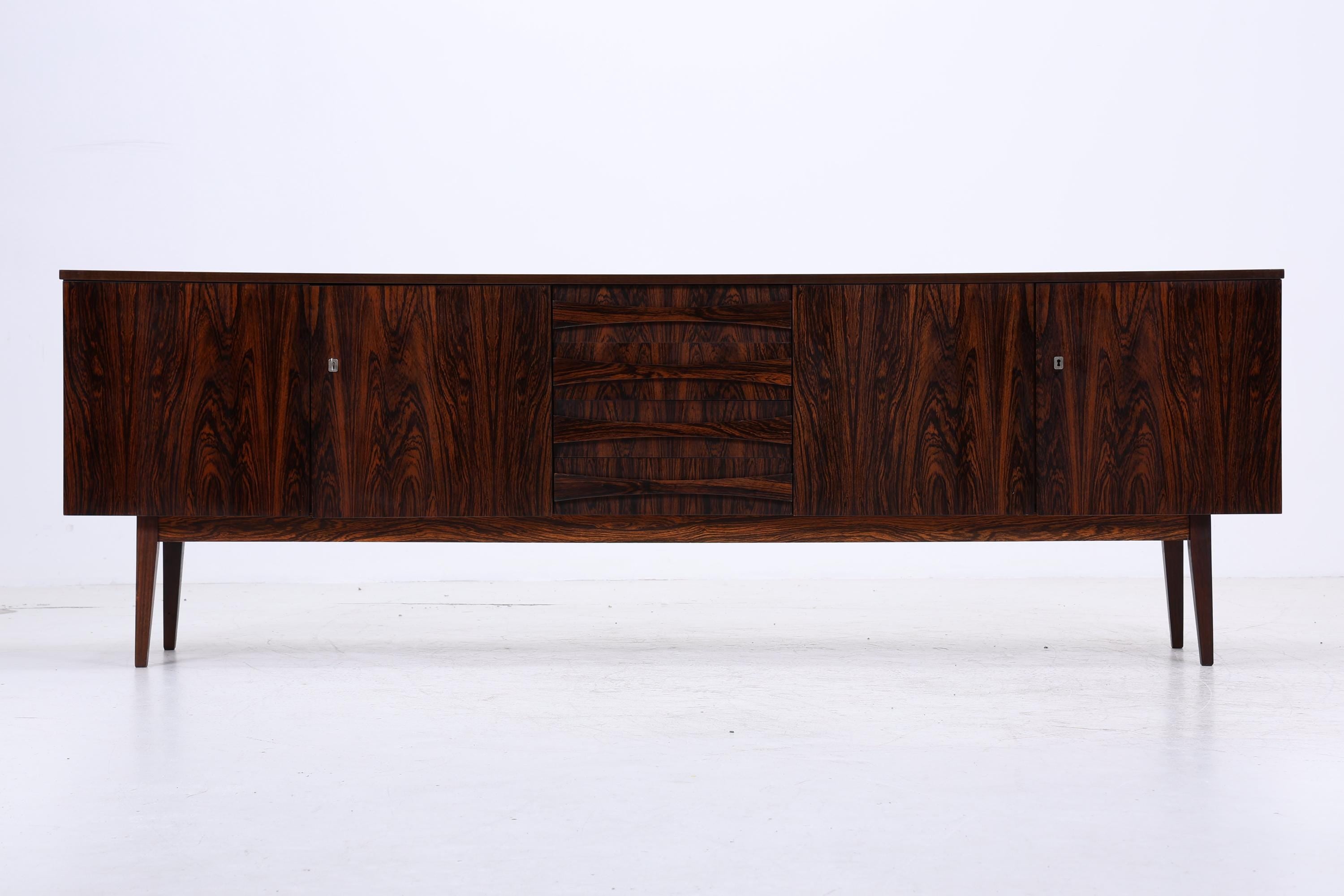 Vintage Palisander Sideboard | Mid Century Schrank 60er 70er Jahre