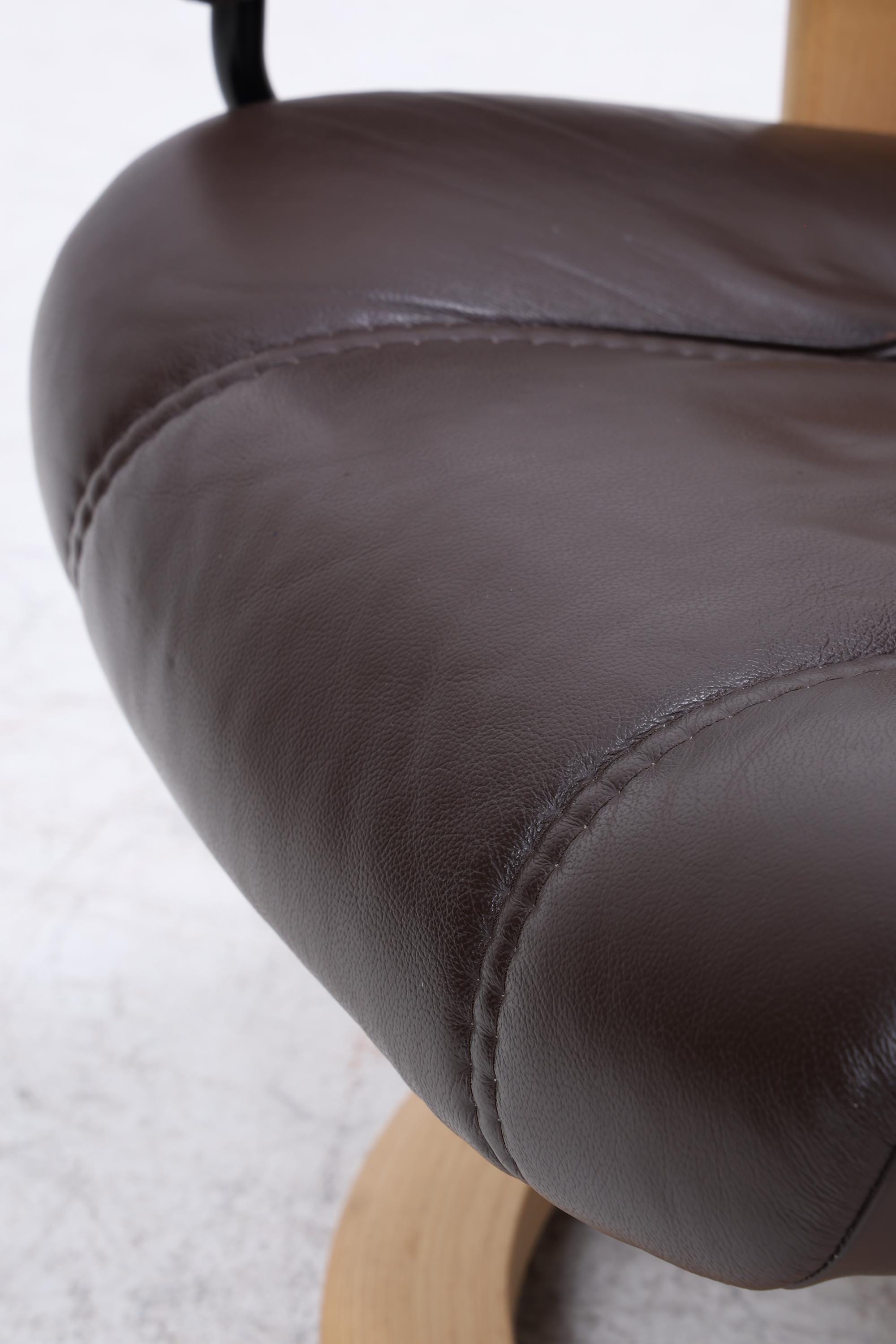 Stressless Relaxsessel Consul mit Hocker | Leder Sessel Relaxfunktion