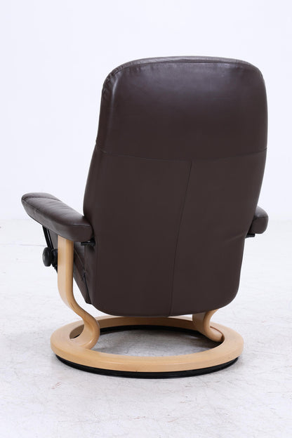 Stressless Relaxsessel Consul mit Hocker | Leder Sessel Relaxfunktion