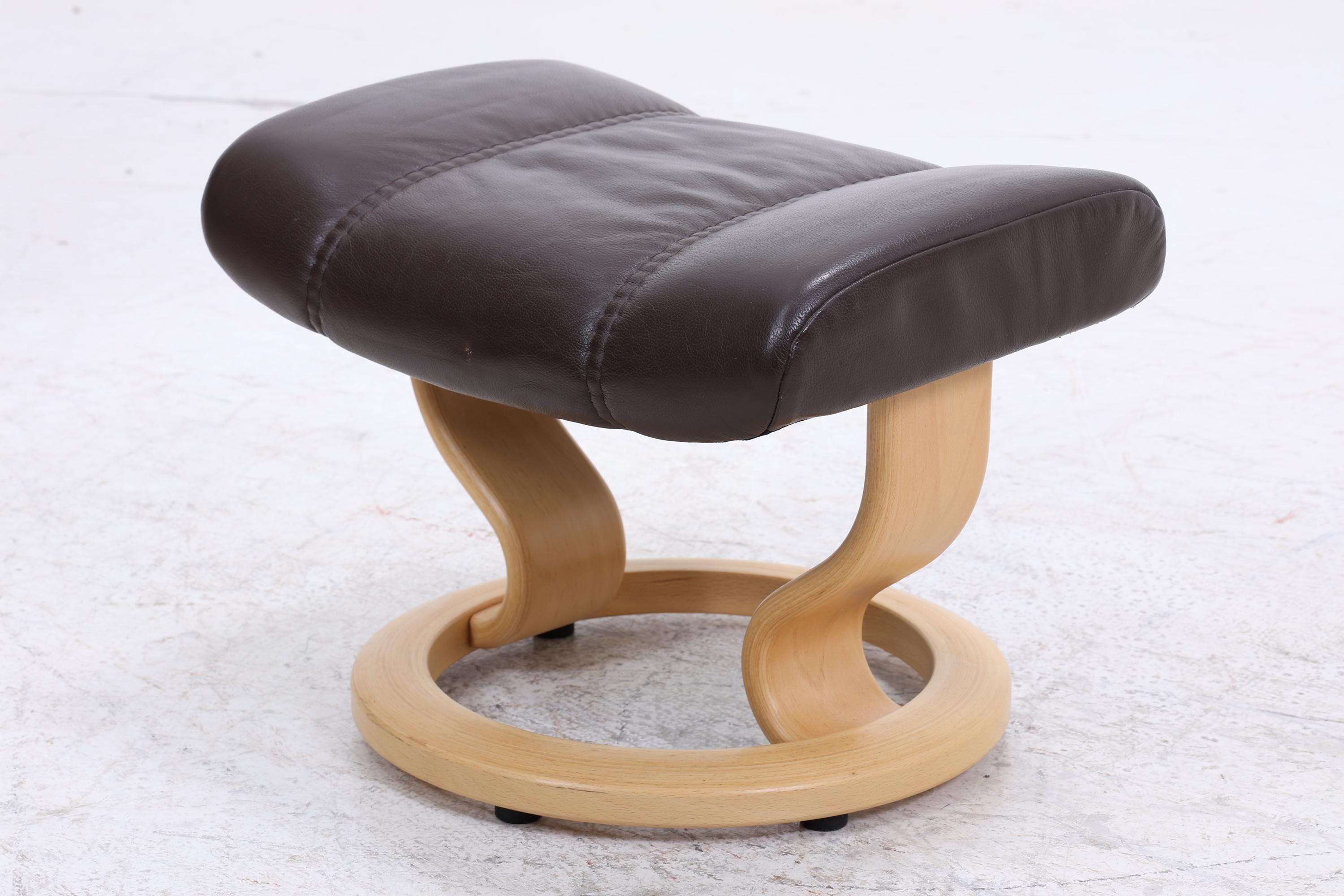 Stressless Relaxsessel Consul mit Hocker | Leder Sessel Relaxfunktion