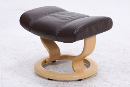 Stressless Relaxsessel Consul mit Hocker | Leder Sessel Relaxfunktion
