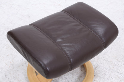 Stressless Relaxsessel Consul mit Hocker | Leder Sessel Relaxfunktion