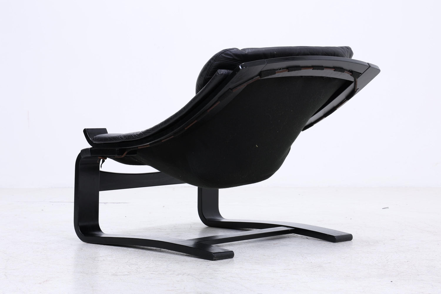 Åke Fribytter Kroken Ledersessel für Nelo | Mid Century Scandinavian Design 1970er