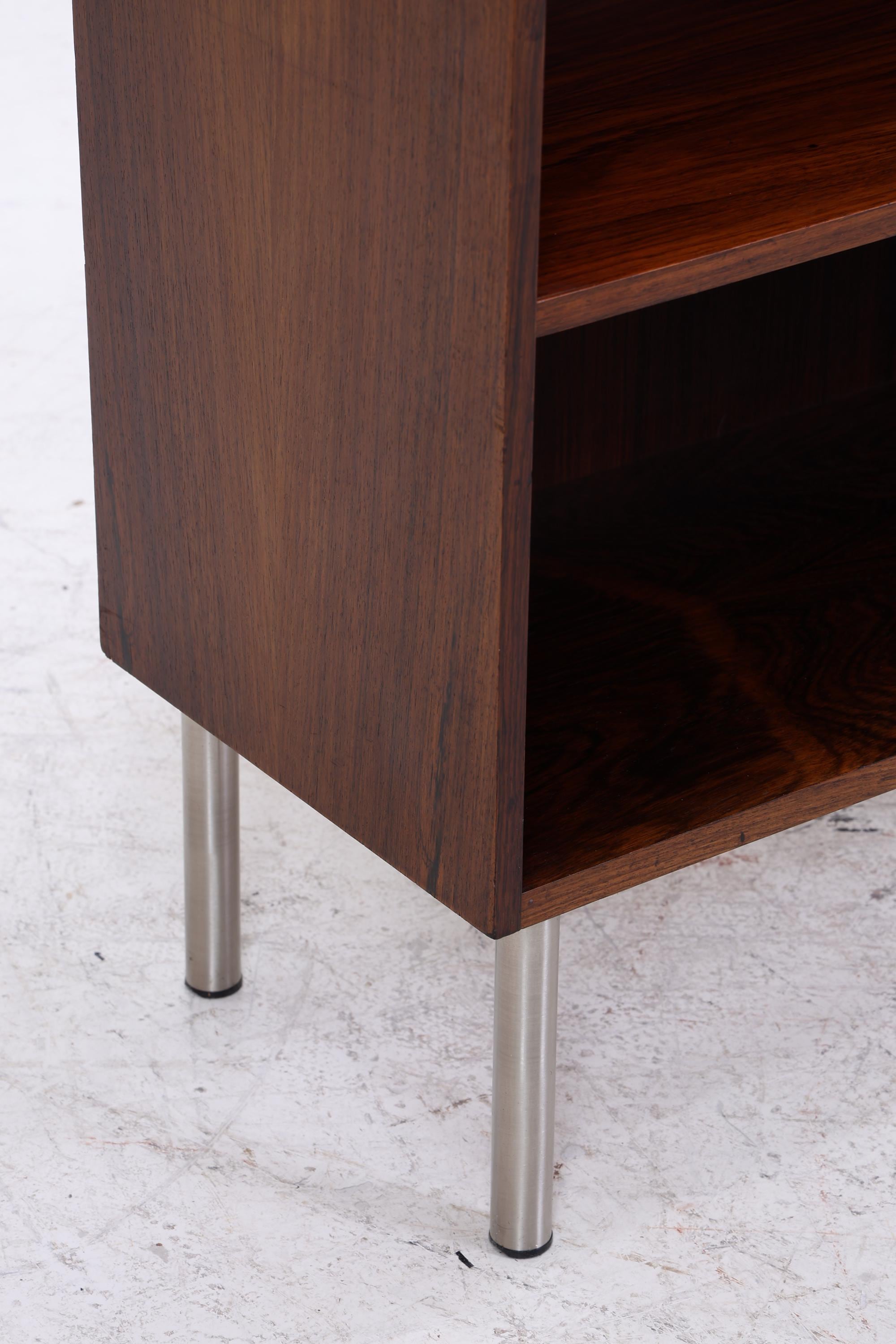 Vintage Palisander Bücherregal | Mid Century Regal | 60er Retro Holz Aufbewahrung