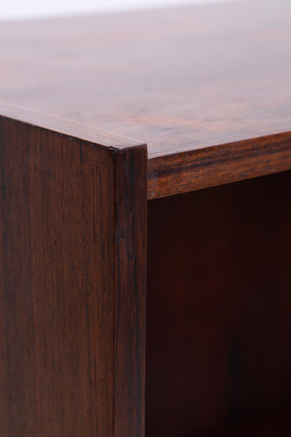 Vintage Palisander Bücherregal | Mid Century Regal | 60er Retro Holz Aufbewahrung