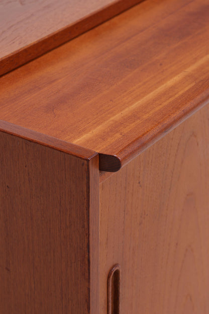 Vintage Teak Bücherregal | Mid Century Regal | 60er Retro Holz Aufbewahrung