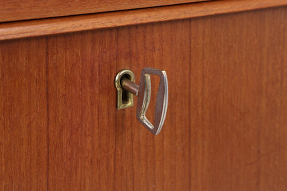 Vintage Teak Kommode | Mid Century Tallboy Schubladen Schrank Holz Aufbewahrung 60er 70er