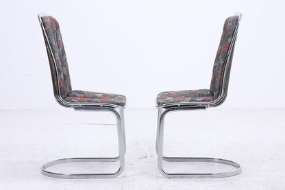 2er Set Freischwinger von GASTONE RINALDI | Mid Century Designklassiker | Vintage Stuhl | Retro Stuhl