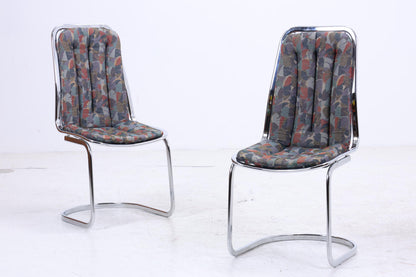 2er Set Freischwinger von GASTONE RINALDI | Mid Century Designklassiker | Vintage Stuhl | Retro Stuhl