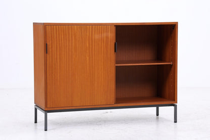 Vintage Kommode mit Schiebetüren | Mid Century 60er Holz Schrank